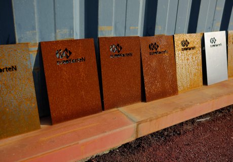 Plaque standard Acier Corten