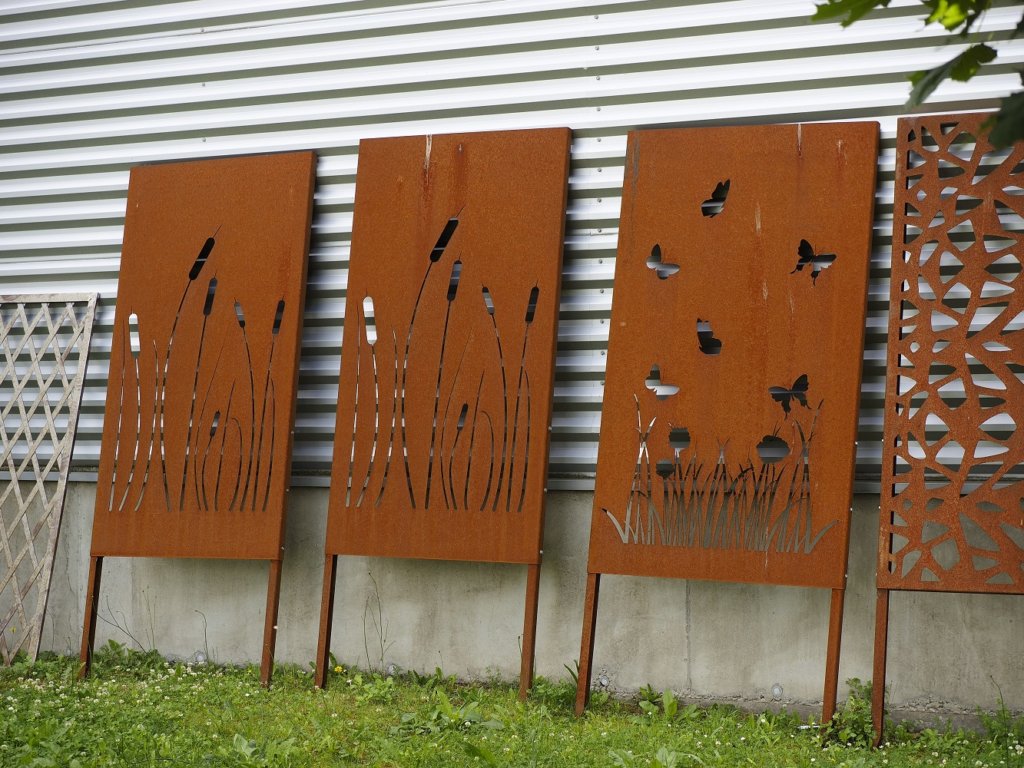 Panneaux corten