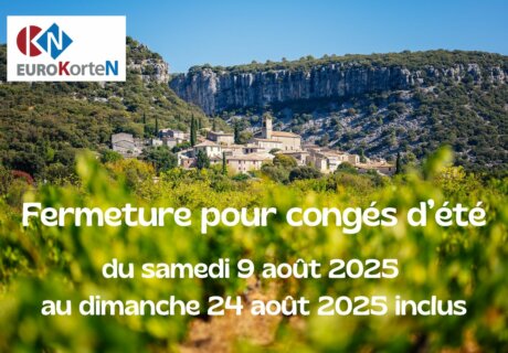 Fermeture pour conges dete 460x320