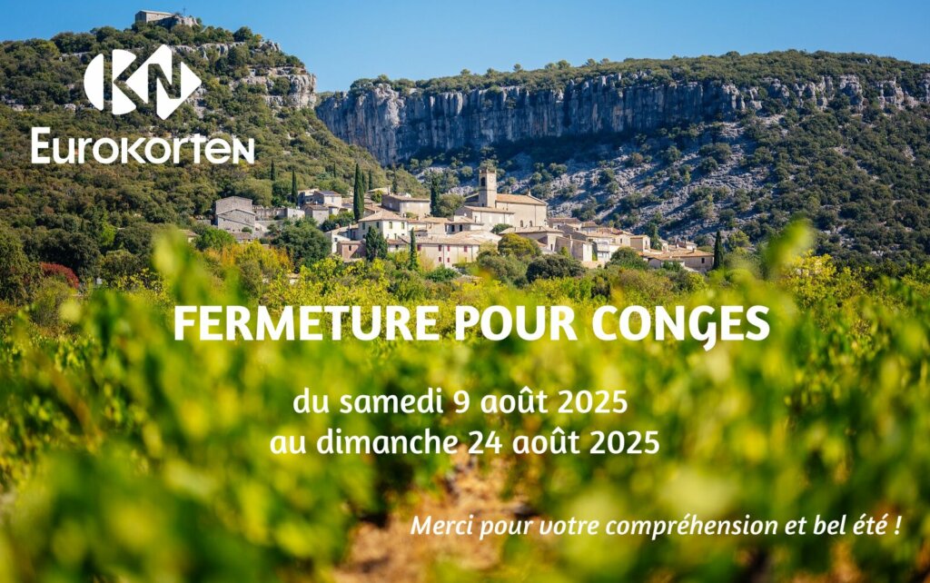 Fermeture pour congés d'été
Du samedi 9 août au dimanche 24 août inclus